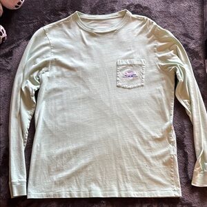 Men's Light Green Long Sleeve Shirt